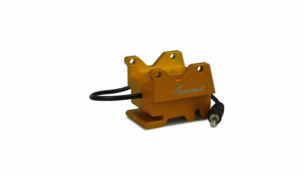28371 Schnellwechselsystem für Bagger 1:14 CNC Aluminium gold, elektronisch